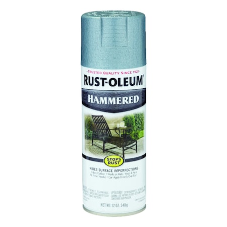 Rust-Oleum Light Blue, Hammered, 12 oz 7212-830